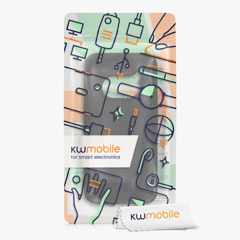 kwmobile Phone Case for Nothing Phone 2a / Phone 2a Plus - Silicone Case - Wireless Charging - Protective Cover