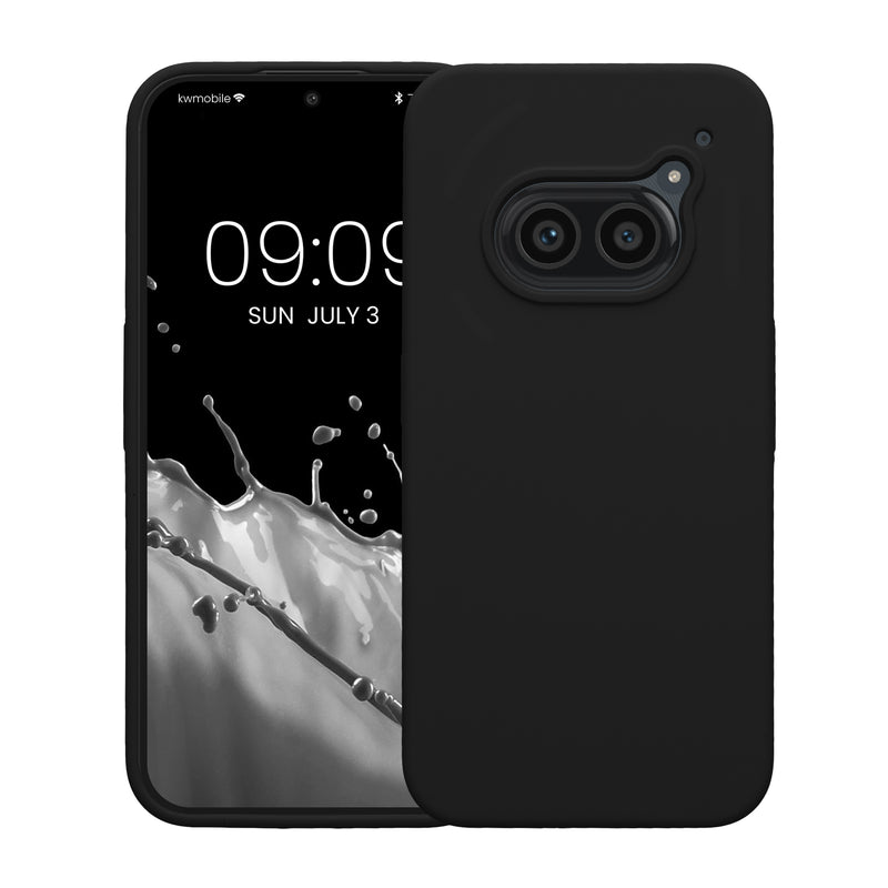 kwmobile Phone Case for Nothing Phone 2a / Phone 2a Plus - Silicone Case - Wireless Charging - Protective Cover