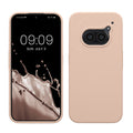 kwmobile Hülle kompatibel mit Nothing Phone 2a / Phone 2a Plus Hülle - Silikon Handy Case - Handyhülle weiche Oberfläche - kabelloses Laden - Coconut Swirl Coconut Swirl  
