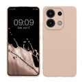 kwmobile Handyhülle kompatibel mit Xiaomi Redmi Note 13 4G Hülle - Handy Case aus weichem Silikon in Coconut Swirl Coconut Swirl  