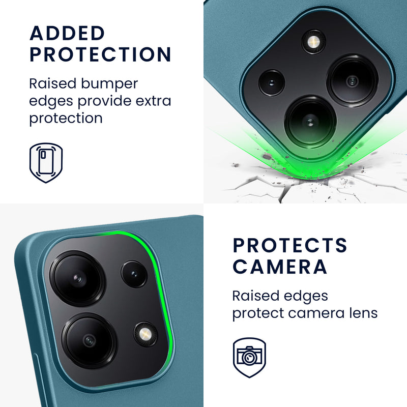 kwmobile Phone Case for Xiaomi Redmi Note 13 4G Case - Silicone Case - Protective Cover