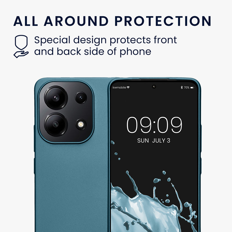kwmobile Phone Case for Xiaomi Redmi Note 13 4G Case - Silicone Case - Protective Cover