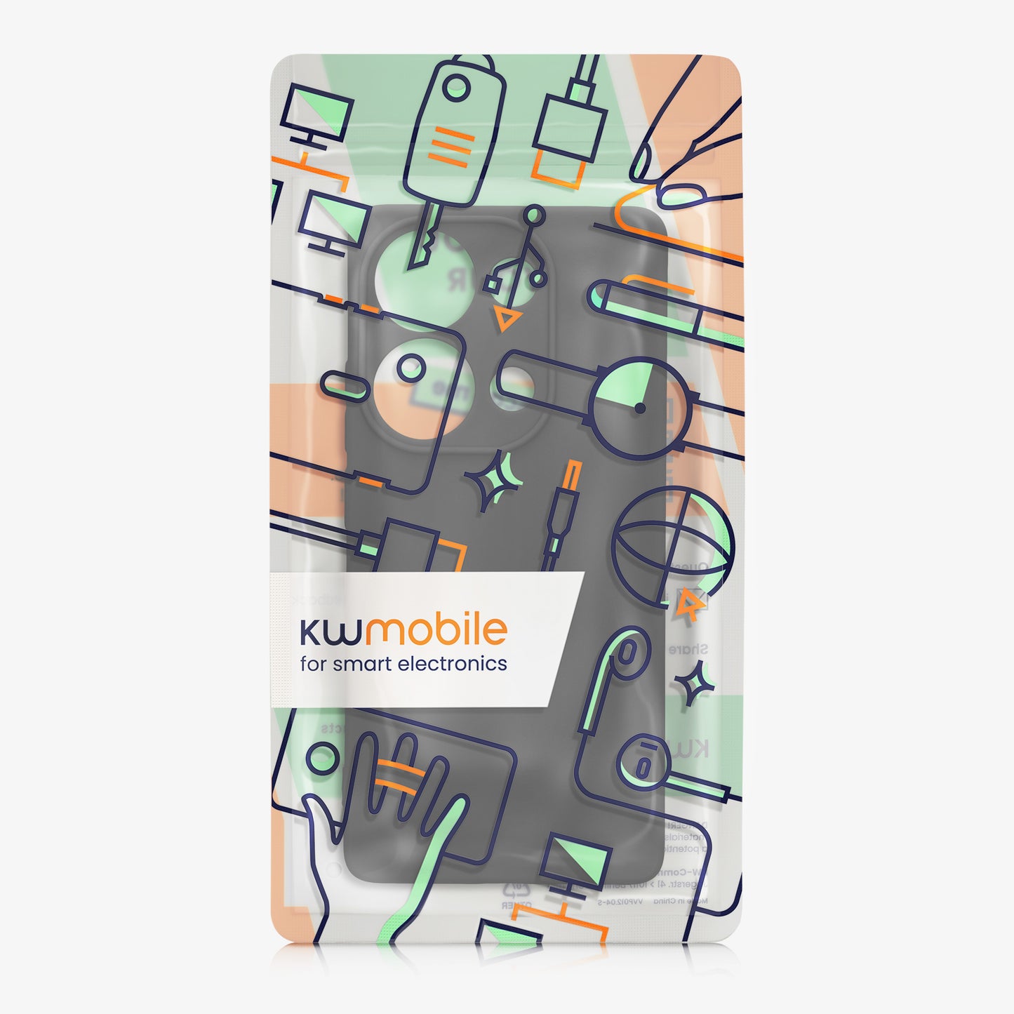 kwmobile Silicone Phone Case for Xiaomi Redmi Note 13 Pro 4G - Soft Phone Cover Protective Case