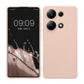 kwmobile Handyhülle kompatibel mit Xiaomi Redmi Note 13 Pro 4G Hülle - Handy Case aus weichem Silikon in Coconut Swirl Coconut Swirl  