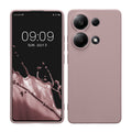 kwmobile Handyhülle kompatibel mit Xiaomi Redmi Note 13 Pro 4G Hülle - Handy Case aus weichem Silikon in Nude Lilac Nude Lilac  