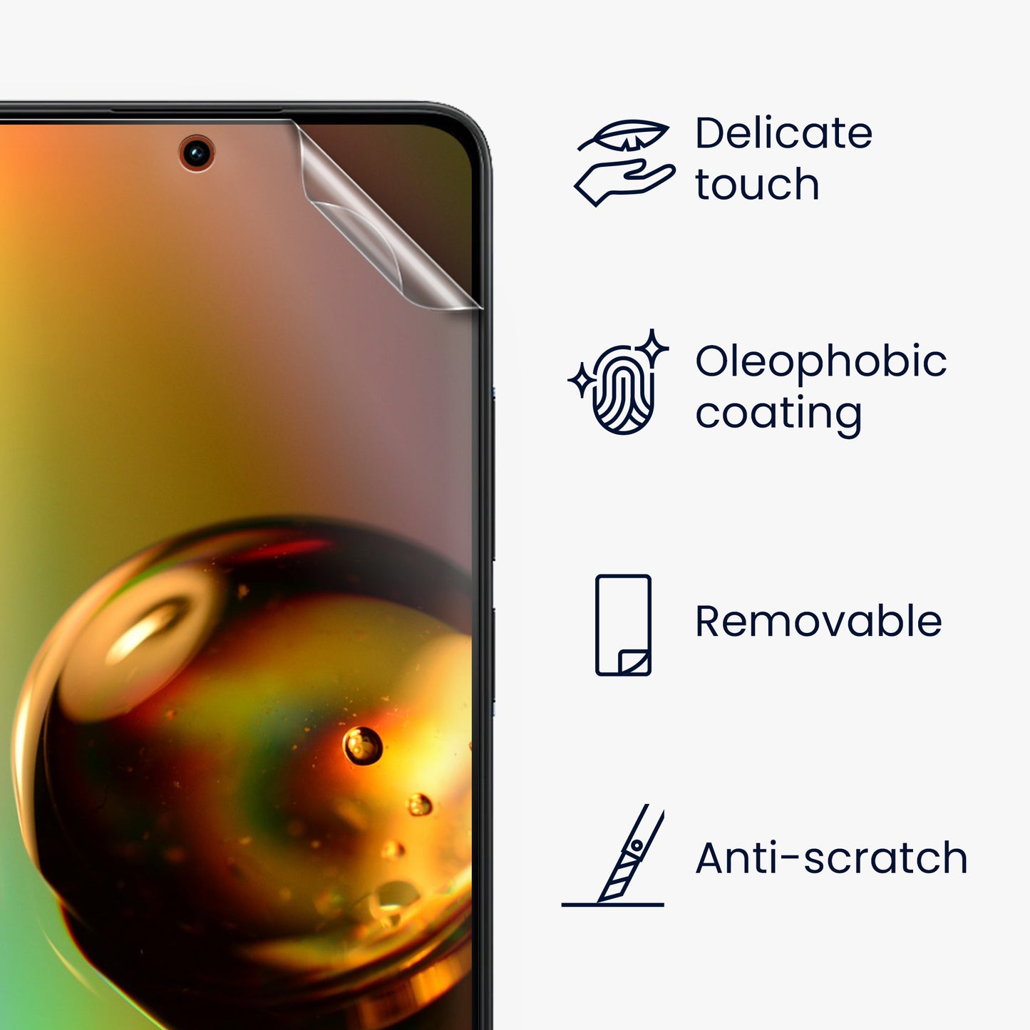 3x Crystal Clear Film for Xiaomi Redmi Note 13 4G