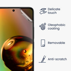 3x Folie kristallklar für Xiaomi Redmi Note 13 4G - Kristallklar - Displayschutz