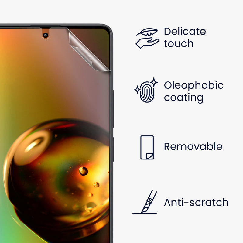 3x Crystal Clear Screen Protector for Xiaomi Redmi Note 13 Pro 4G