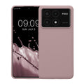 kwmobile Phone Case for Xiaomi Poco X6 Pro 5G - Silicone Cover - Wireless Charging - Protective Case