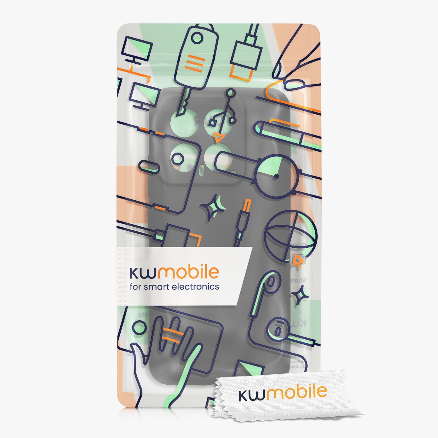kwmobile Phone Case for Xiaomi 14 5G - Soft Silicone Case - Protective Cover