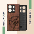 kwmobile Case Compatible with Xiaomi Redmi Note 13 5G Phone Cover TPU Phone Case Vintage