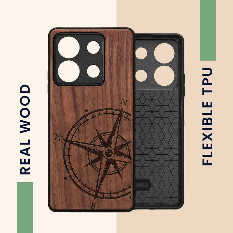 kwmobile Case Compatible with Xiaomi Redmi Note 13 5G Phone Cover TPU Phone Case Vintage