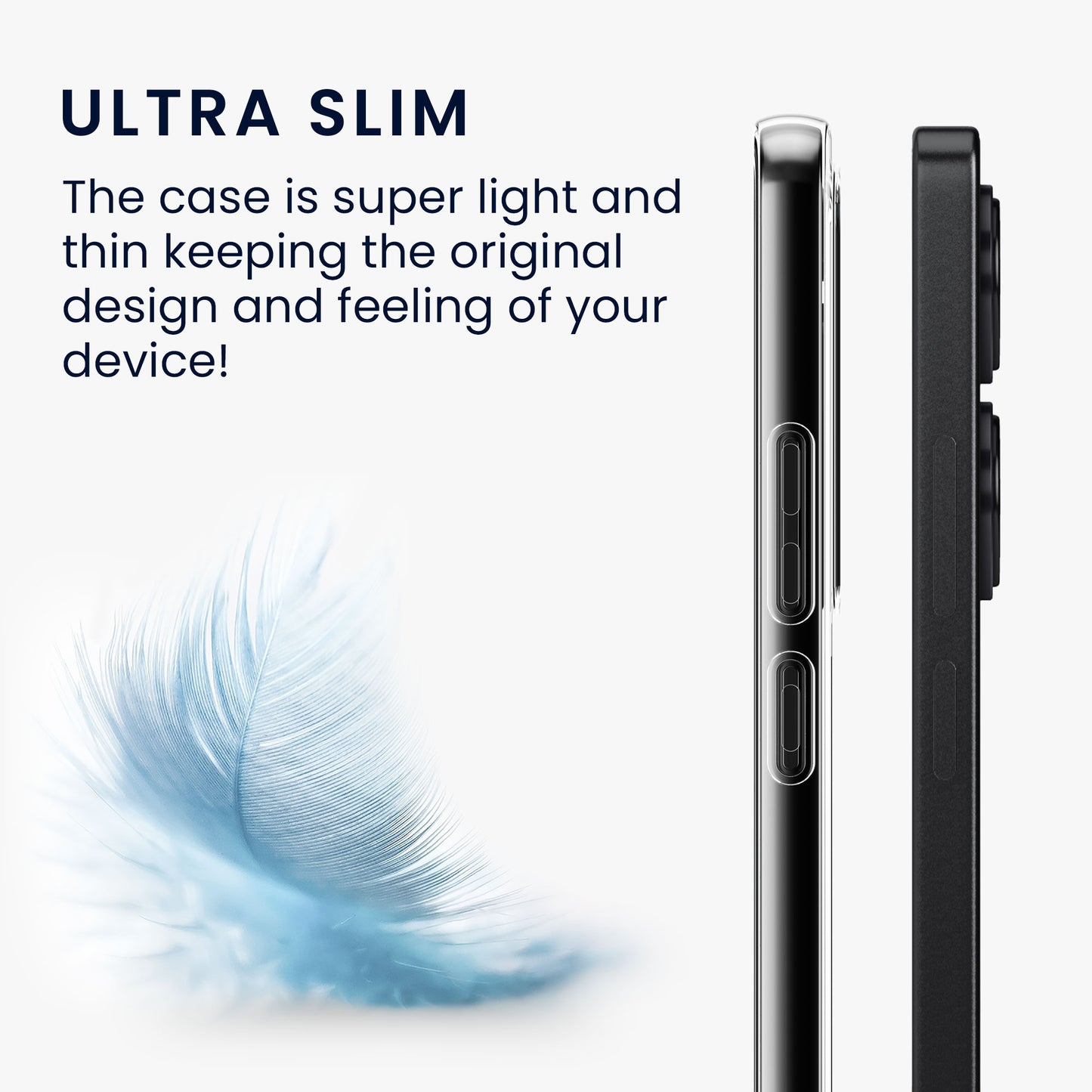 kwmobile Case Compatible with Xiaomi Redmi Note 13 Pro 4G - Phone Cover