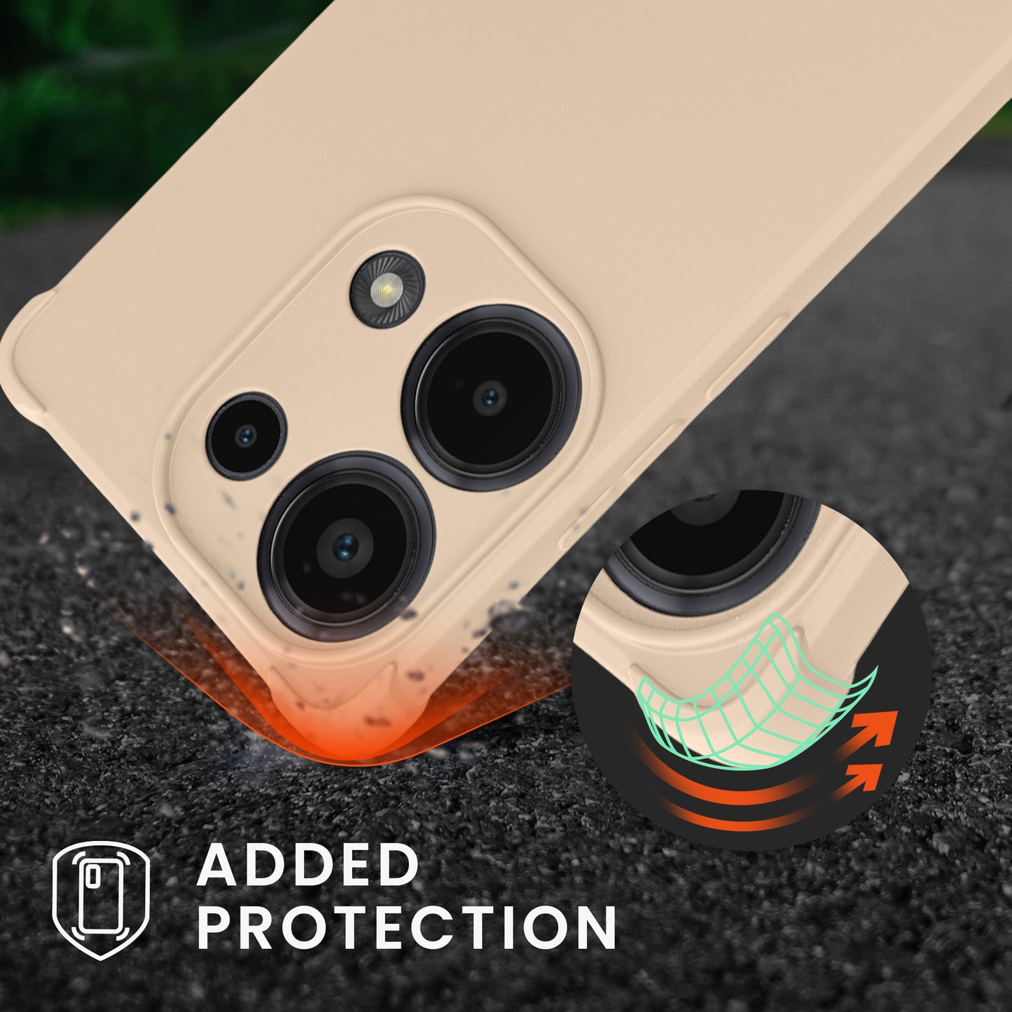 Case compatible with Xiaomi Redmi Note 13 Pro 4G