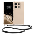 kwmobile Necklace Case compatible with Xiaomi Redmi Note 13 Pro 5G / Poco X6 5G - Cover with Lanyard - Silicone Protective Case