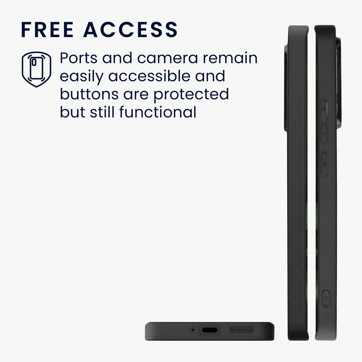 kwmobile Case compatible with Xiaomi Redmi Note 13 Pro+ 5G / Redmi Note 13 Pro Plus 5G - Phone Case - Phone Protective Cover - Smartphone Cover