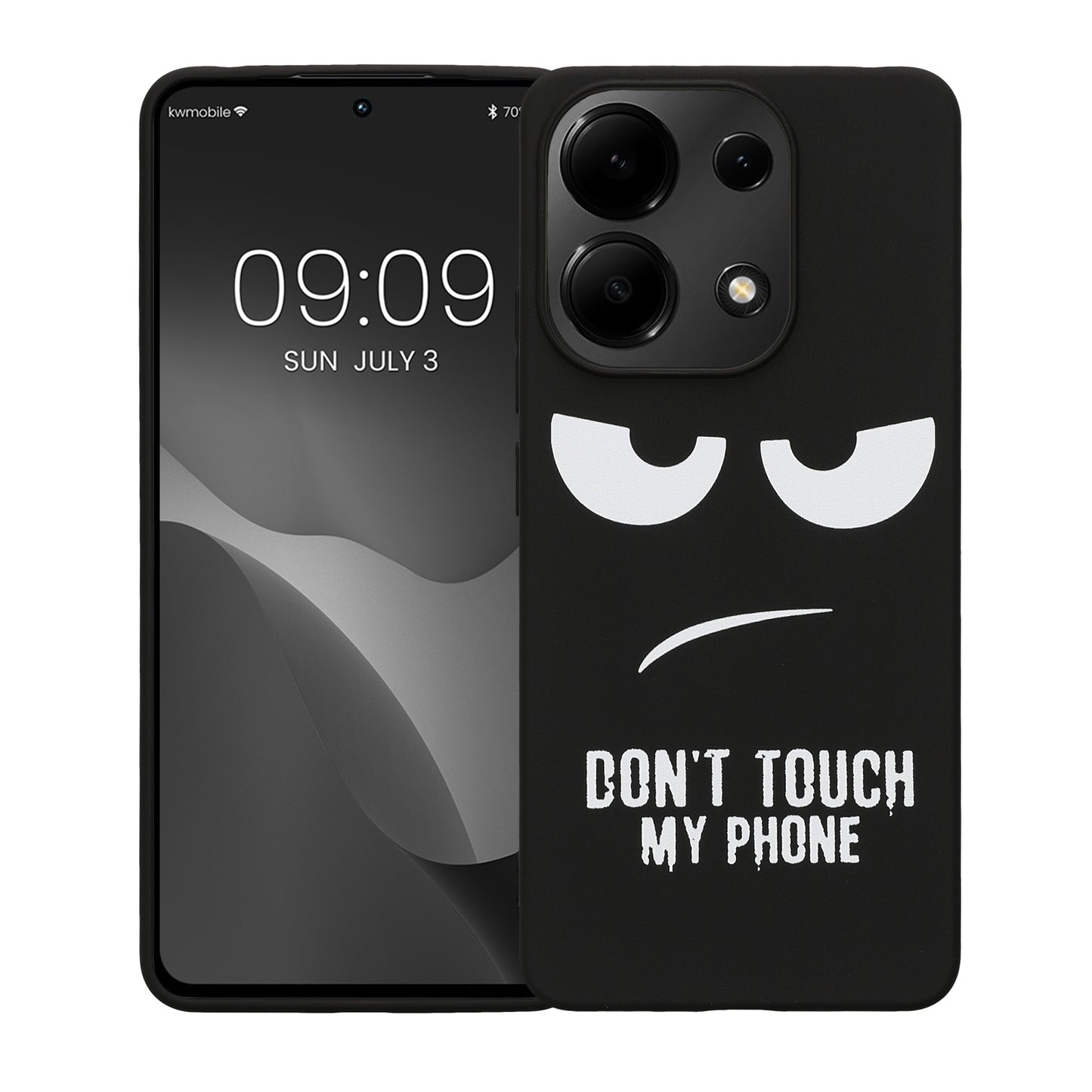 kwmobile Case Compatible with Xiaomi Redmi Note 13 4G - Silicone Phone Cover