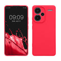 kwmobile Slim Case kompatibel mit Xiaomi Redmi Note 13 Pro+ 5G / Redmi Note 13 Pro Plus 5G Hülle - Handyhülle aus Silikon in Neon Pink Neon Pink  
