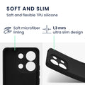 kwmobile Slim Case compatible with Xiaomi Redmi Note 13 4G - Silicone Phone Case