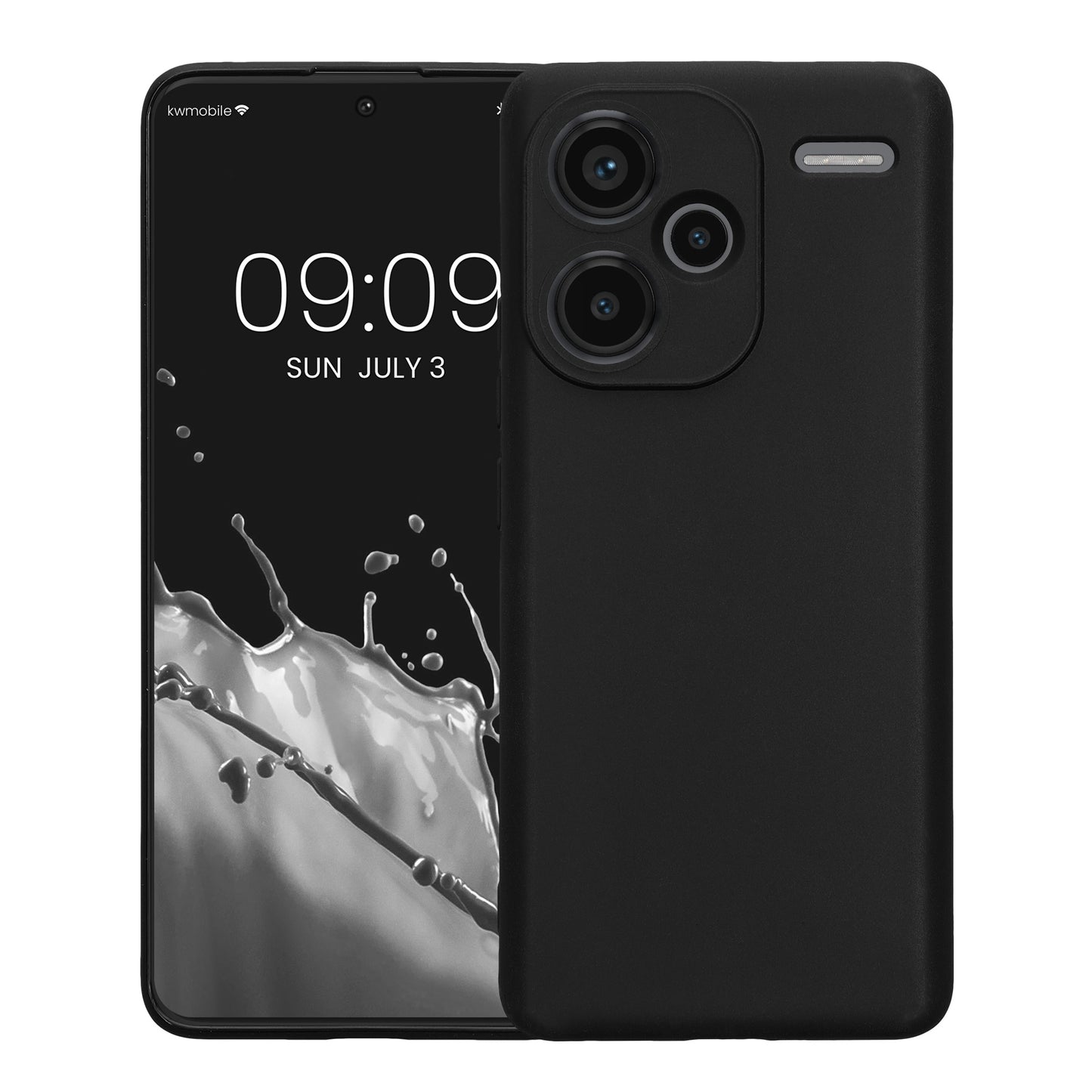 kwmobile Phone Case for Xiaomi Redmi Note 13 Pro+ 5G / Redmi Note 13 Pro Plus 5G Cover - Soft Silicone Phone Case - Protective Cover