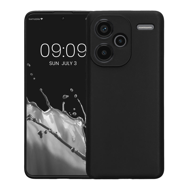 kwmobile Phone Case for Xiaomi Redmi Note 13 Pro+ 5G / Redmi Note 13 Pro Plus 5G Cover - Soft Silicone Phone Case - Protective Cover