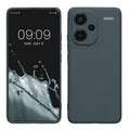 kwmobile Handyhülle kompatibel mit Xiaomi Redmi Note 13 Pro+ 5G / Redmi Note 13 Pro Plus 5G Hülle - Handy Case aus weichem Silikon in Dunkler Schiefer Dunkler Schiefer  