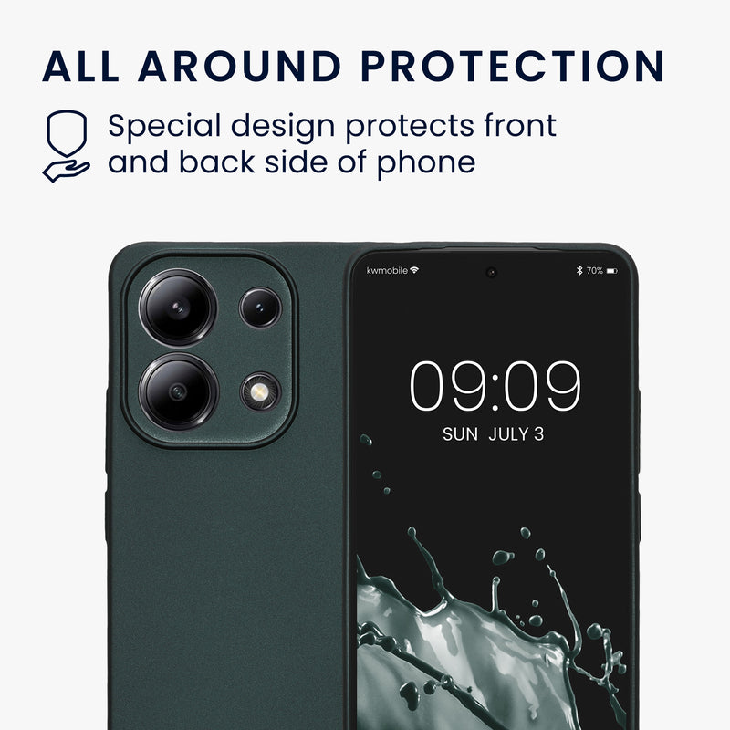kwmobile Phone Case for Xiaomi Redmi Note 13 4G Case Soft Silicone Cover Protective Cover