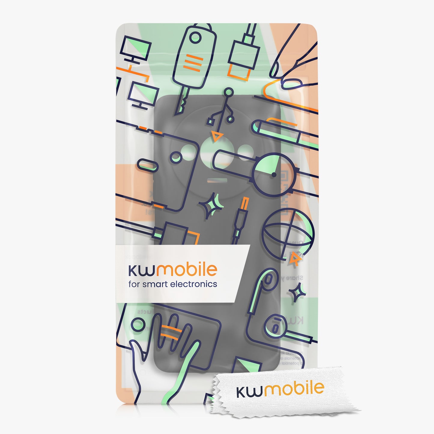 kwmobile Phone Case for Xiaomi Redmi A3 - Soft Silicone Phone Case - Protective Cover
