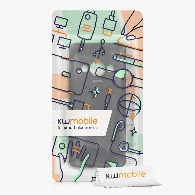 kwmobile Phone Case for Xiaomi Redmi A3 - Soft Silicone Phone Case - Protective Cover
