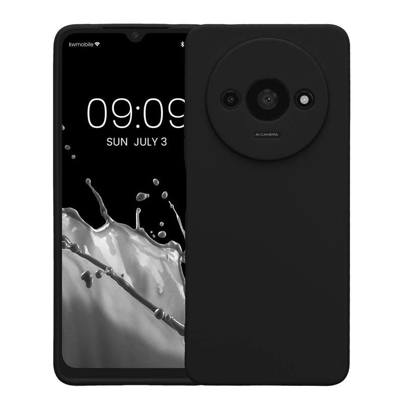 kwmobile Phone Case for Xiaomi Redmi A3 - Soft Silicone Phone Case - Protective Cover