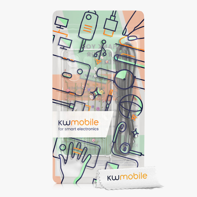 kwmobile Necklace Case Compatible with Xiaomi Redmi Note 13 Pro 5G / Poco X6 5G Silicone Cover