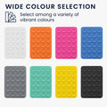 kwmobile Suction Cup Phone Holder Self-Adhesive - 5.5 x 8cm - Universal Holder for Phone Cases - Compatible with iPhone and Android