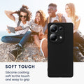 kwmobile Phone Case for Xiaomi Poco M6 Pro (4G) Case - Soft Silicone Phone Case - Protective Cover