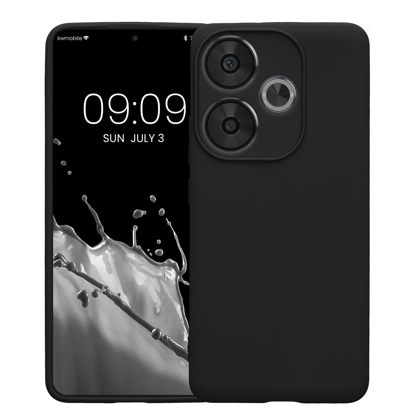 kwmobile Phone Case for Xiaomi Poco F6 5G Case Soft Phone Silicone Case Protective Cover