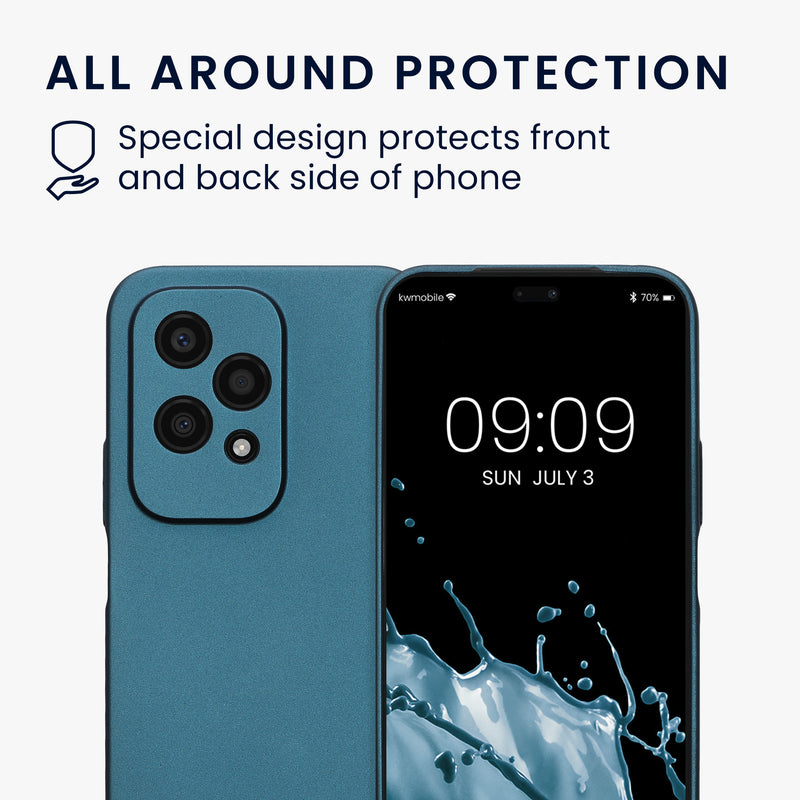kwmobile Phone Case for HONOR 200 Lite - Soft Silicone Case Protective Cover