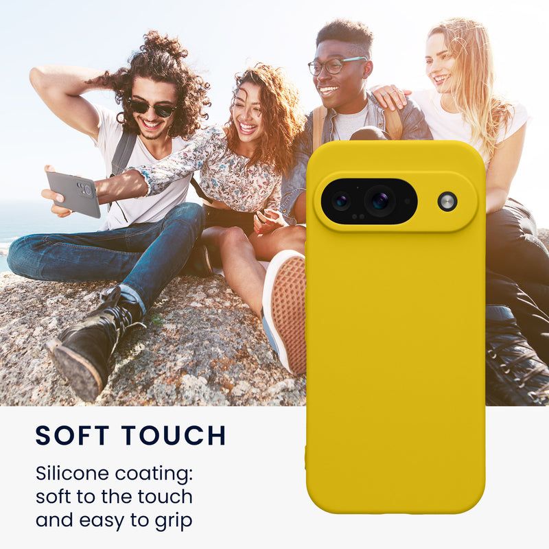 kwmobile Phone Case for Google Pixel 9 Case Soft Mobile Phone Silicone Case Protective Cover