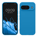 kwmobile Handyhülle kompatibel mit Google Pixel 9 Hülle - Handy Case aus weichem Silikon in Blue Reef Blue Reef  