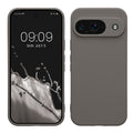 kwmobile Handyhülle kompatibel mit Google Pixel 9 Hülle - Handy Case aus weichem Silikon in Stone Dust Stone Dust  