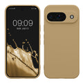kwmobile Handyhülle kompatibel mit Google Pixel 9 Hülle - Handy Case aus weichem Silikon in Bräunlichgrau Bräunlichgrau  
