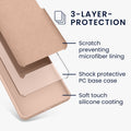 kwmobile Silicone Phone Case for Google Pixel 9 / Google Pixel 9 Pro - Wireless Charging Compatible