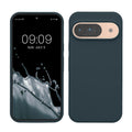 kwmobile Handyhülle für Google Pixel 9 Hülle / Google Pixel 9 Pro Hülle, für Pixel 9 Hülle / Pixel 9 Pro Hülle, für Pixel 9 Case / Pixel 9 Pro Case - Hülle Silikon - kabelloses Laden - Dunkler Schiefer Dunkler Schiefer  