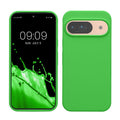 kwmobile Handyhülle für Google Pixel 9 Hülle / Google Pixel 9 Pro Hülle, für Pixel 9 Hülle / Pixel 9 Pro Hülle, für Pixel 9 Case / Pixel 9 Pro Case - Hülle Silikon - kabelloses Laden - Limettengrün Limettengrün  