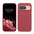 kwmobile Handyhülle für Google Pixel 9 Hülle / Google Pixel 9 Pro Hülle, für Pixel 9 Hülle / Pixel 9 Pro Hülle, für Pixel 9 Case / Pixel 9 Pro Case - Hülle Silikon - kabelloses Laden - Dark Rose Dark Rose  
