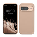 kwmobile Handyhülle für Google Pixel 9 Hülle / Google Pixel 9 Pro Hülle, für Pixel 9 Hülle / Pixel 9 Pro Hülle, für Pixel 9 Case / Pixel 9 Pro Case - Hülle Silikon - kabelloses Laden - Altrosa matt Altrosa matt  