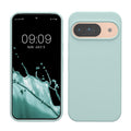 kwmobile Handyhülle für Google Pixel 9 Hülle / Google Pixel 9 Pro Hülle, für Pixel 9 Hülle / Pixel 9 Pro Hülle, für Pixel 9 Case / Pixel 9 Pro Case - Hülle Silikon - kabelloses Laden - Mintgrün matt Mintgrün matt  