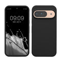 kwmobile Handyhülle für Google Pixel 9 Hülle / Google Pixel 9 Pro Hülle, für Pixel 9 Hülle / Pixel 9 Pro Hülle, für Pixel 9 Case / Pixel 9 Pro Case - Hülle Silikon - kabelloses Laden - Schwarz matt Schwarz matt  