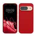 kwmobile Handyhülle für Google Pixel 9 Hülle / Google Pixel 9 Pro Hülle, für Pixel 9 Hülle / Pixel 9 Pro Hülle, für Pixel 9 Case / Pixel 9 Pro Case - Hülle Silikon - kabelloses Laden - Sweet Cherry Sweet Cherry  