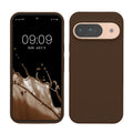 kwmobile Handyhülle für Google Pixel 9 Hülle / Google Pixel 9 Pro Hülle, für Pixel 9 Hülle / Pixel 9 Pro Hülle, für Pixel 9 Case / Pixel 9 Pro Case - Hülle Silikon - kabelloses Laden - Chocolate Chocolate  