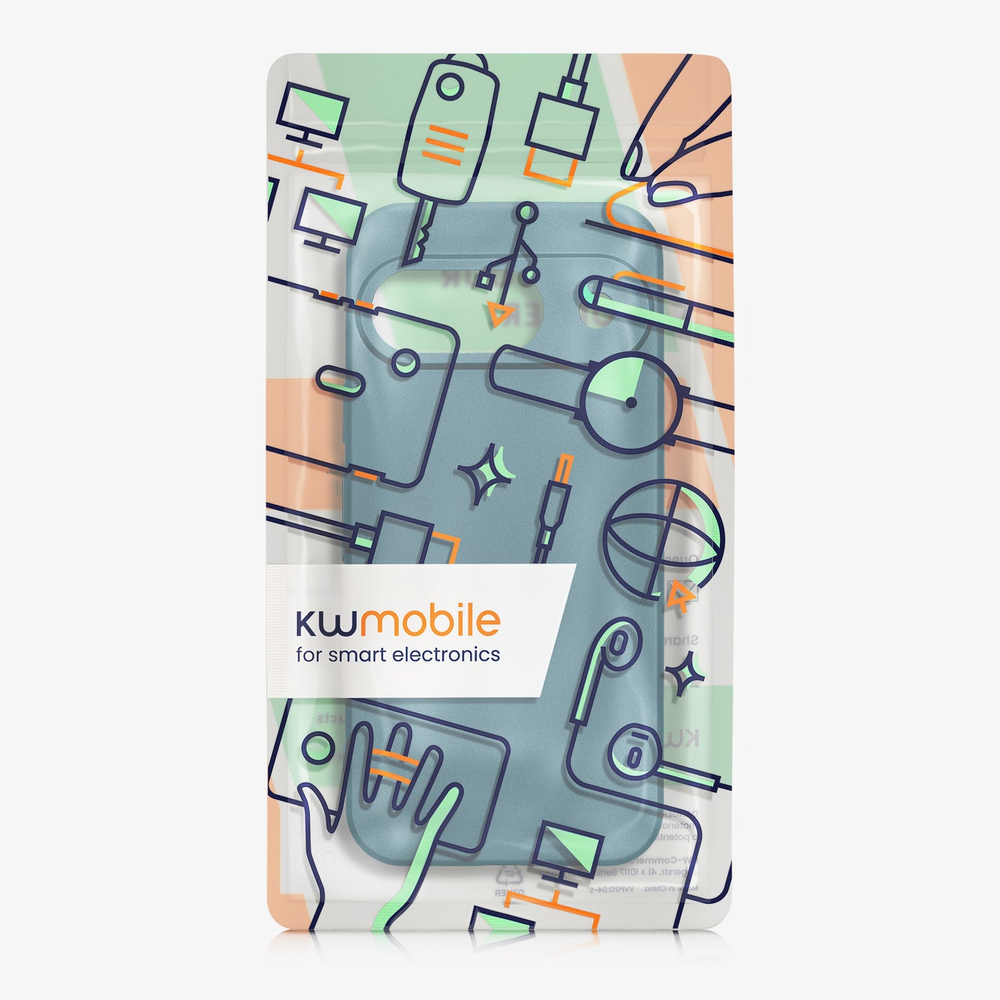 kwmobile Case for Google Pixel 9 - Soft Silicone Cover Protective Case
