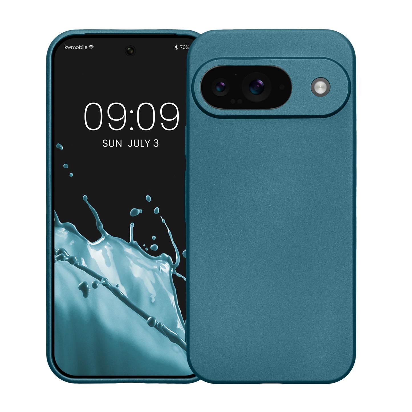 kwmobile Case for Google Pixel 9 - Soft Silicone Cover Protective Case